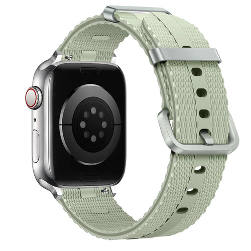 Correa activa silicona Apple Watch (verde claro)