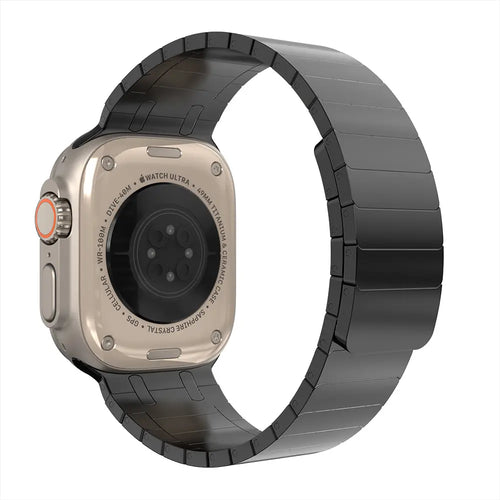 Correa acero magnética premium Apple Watch (negro)