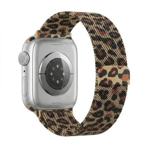 Correa milanesa Apple Watch (Leopardo)