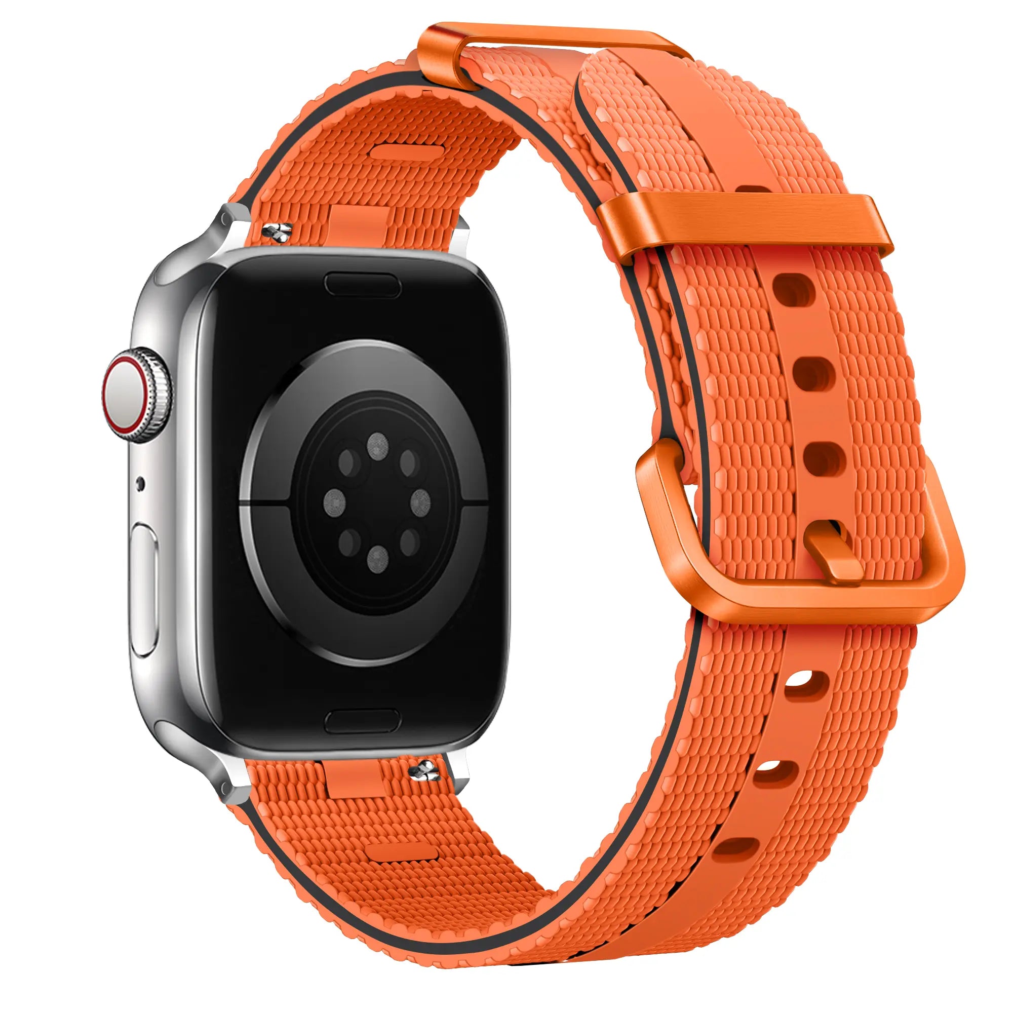 Correa activa silicona Apple Watch (naranja)