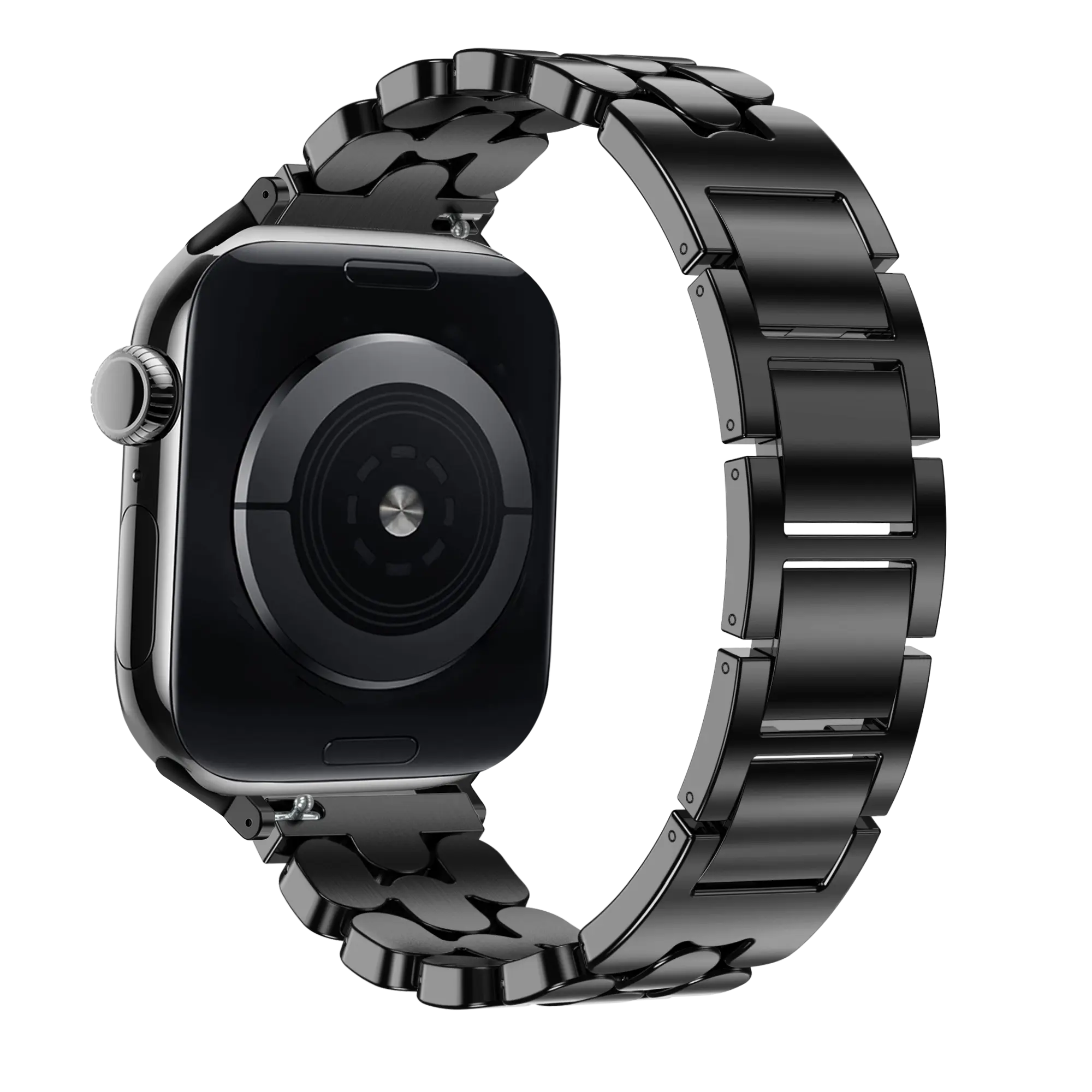 Bandz Correa acero 'Oval' Apple Watch (negro)