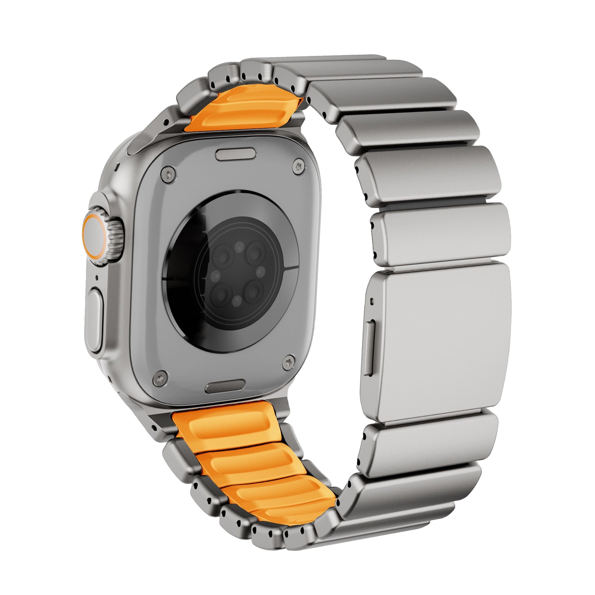 Bandz Correa titanio 'Hybrid' Apple Watch (titanio/naranja)