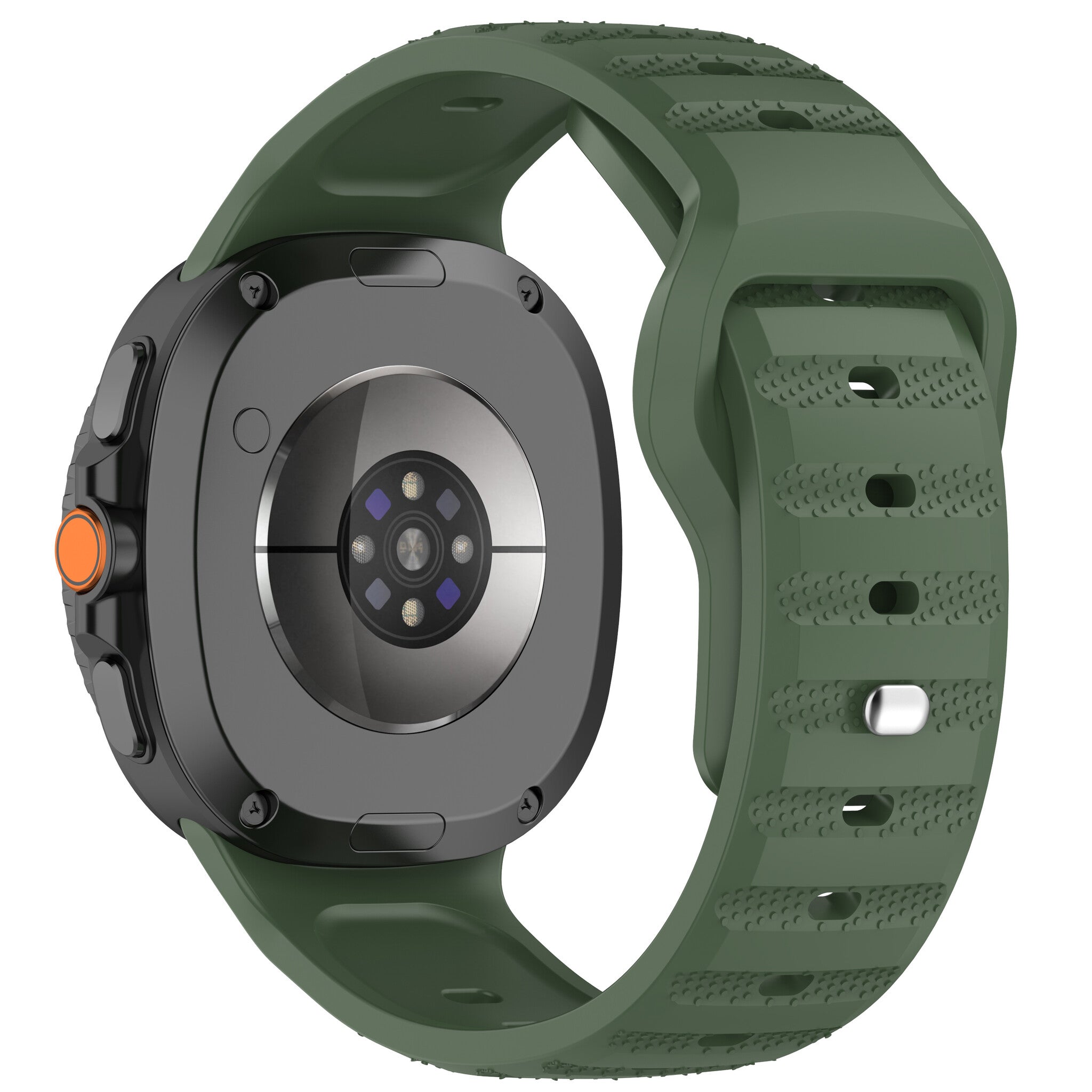 Samsung Galaxy Watch 9 - 44mm Outdoor Silicone Strap (Army Green)