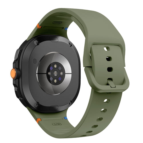 Correa silicona Samsung Galaxy Watch 8 - 44mm (verde militar)