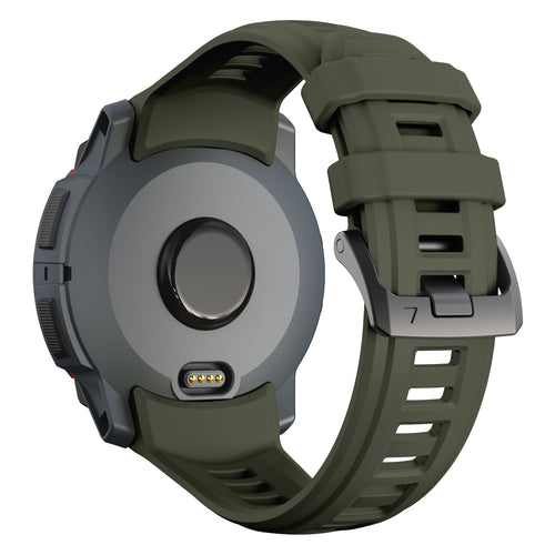 Garmin Instinct 3 - 50mm Silicone Strap 'Perfect Fit' (Army Green)