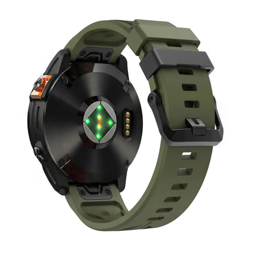 Garmin Forerunner 955 Race Silicone Strap (Army Green)