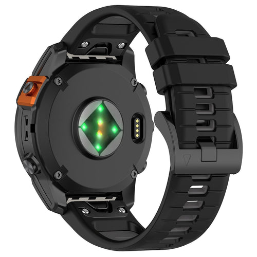 Correa deportiva con hebilla Garmin Quatix 8 - 47mm (negro/gris)