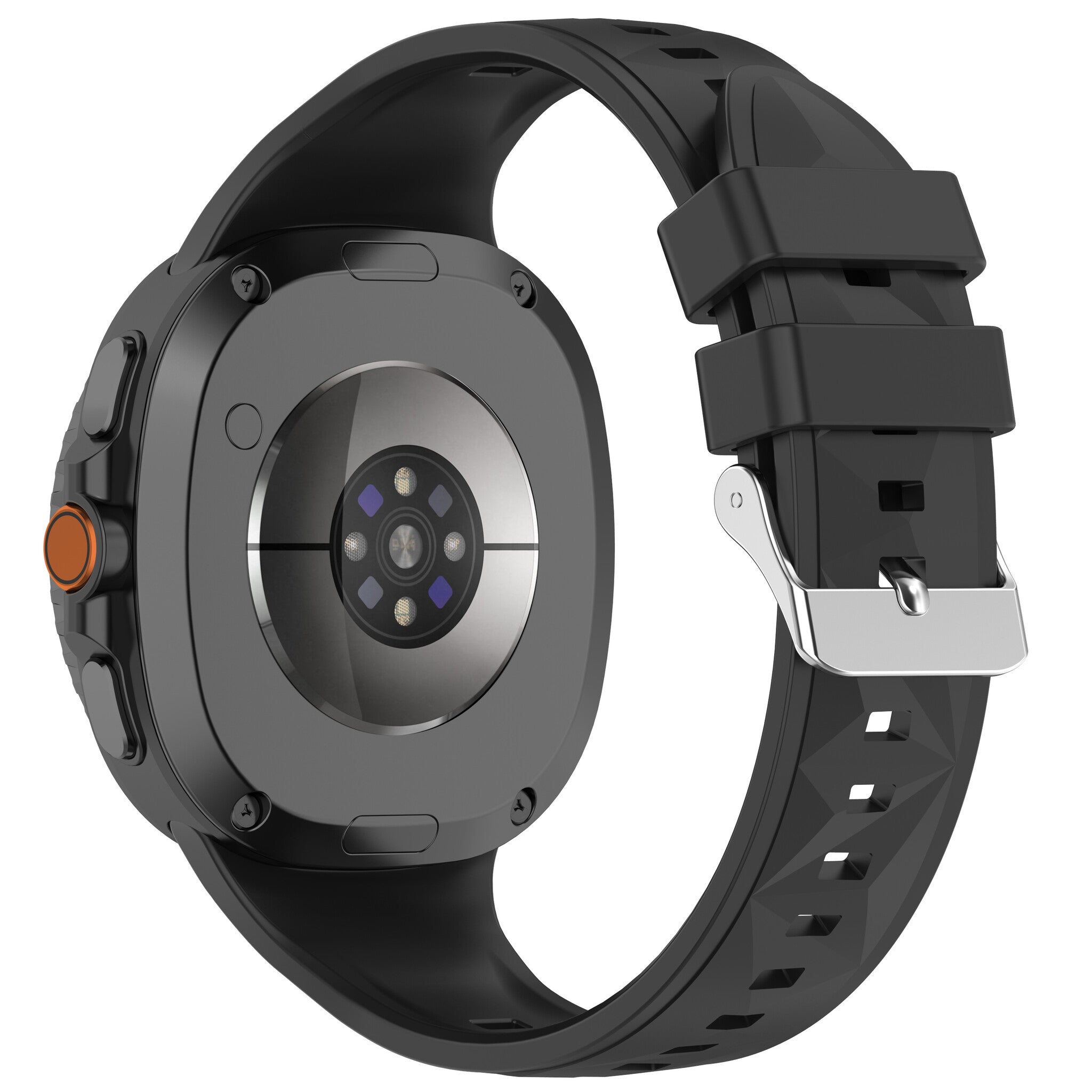 Correa silicona diamante Samsung Galaxy Watch 9 - 40mm (negro)