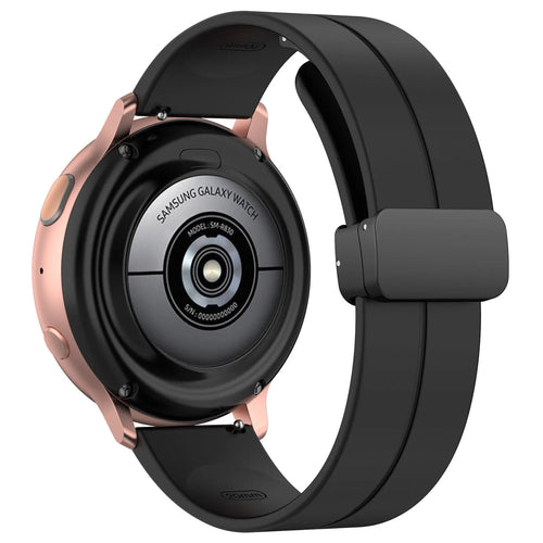 ICE Smart TKS Rectangular 1.41 D-Buckle Silicone Strap (Black)