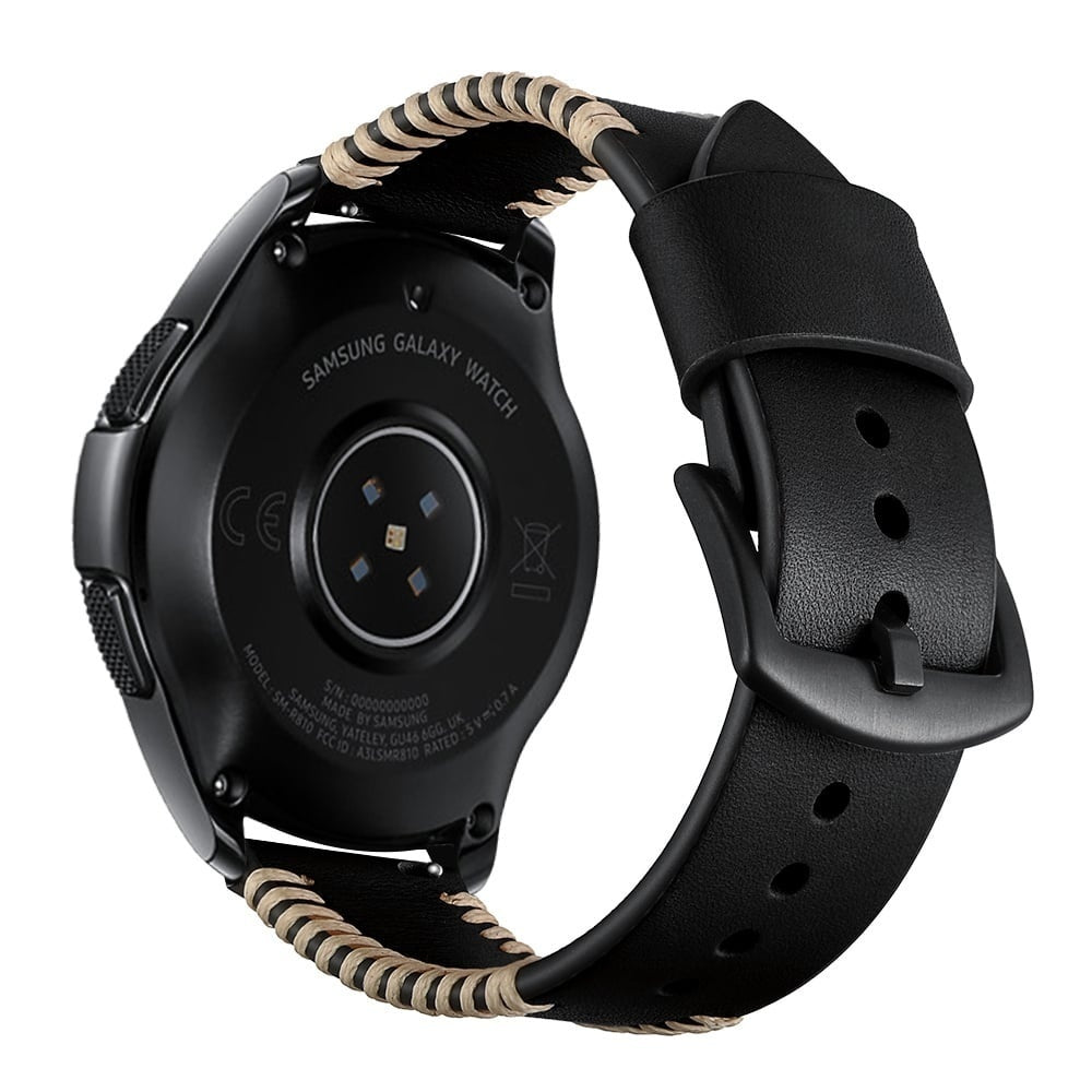 Correa cuero cosida CMF Watch Pro 3 (negro)