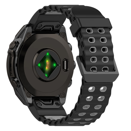 Garmin Descent Mk1 Wave Sport Strap (Black/Grey)