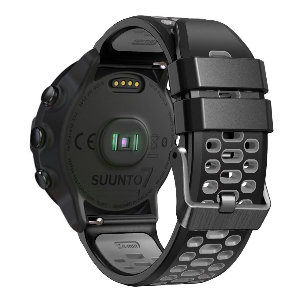 Correa deportiva con hebilla TicWatch Pro 5 Enduro (negro/gris)