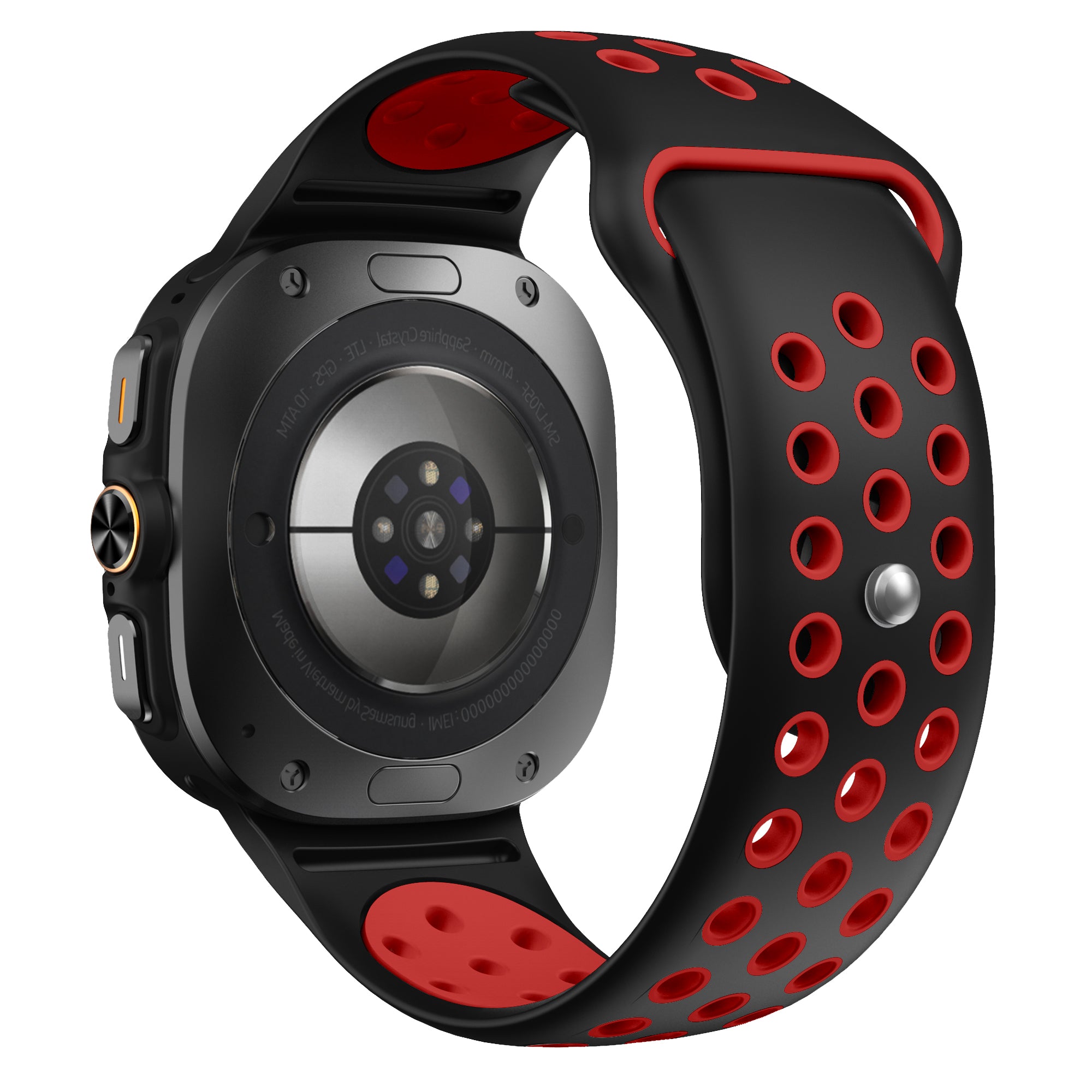Correa deportiva Samsung Galaxy Watch Ultra 2 (negro/rojo)