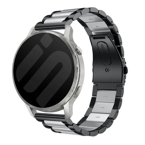 Correa acero Garmin Forerunner 70 (negro/plata)