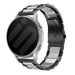 Correa acero Garmin Forerunner 70 (negro/plata)