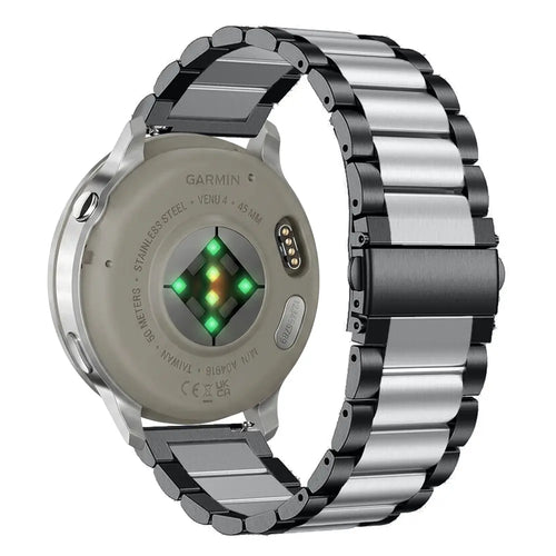 Correa acero Garmin Forerunner 70 (negro/plata)