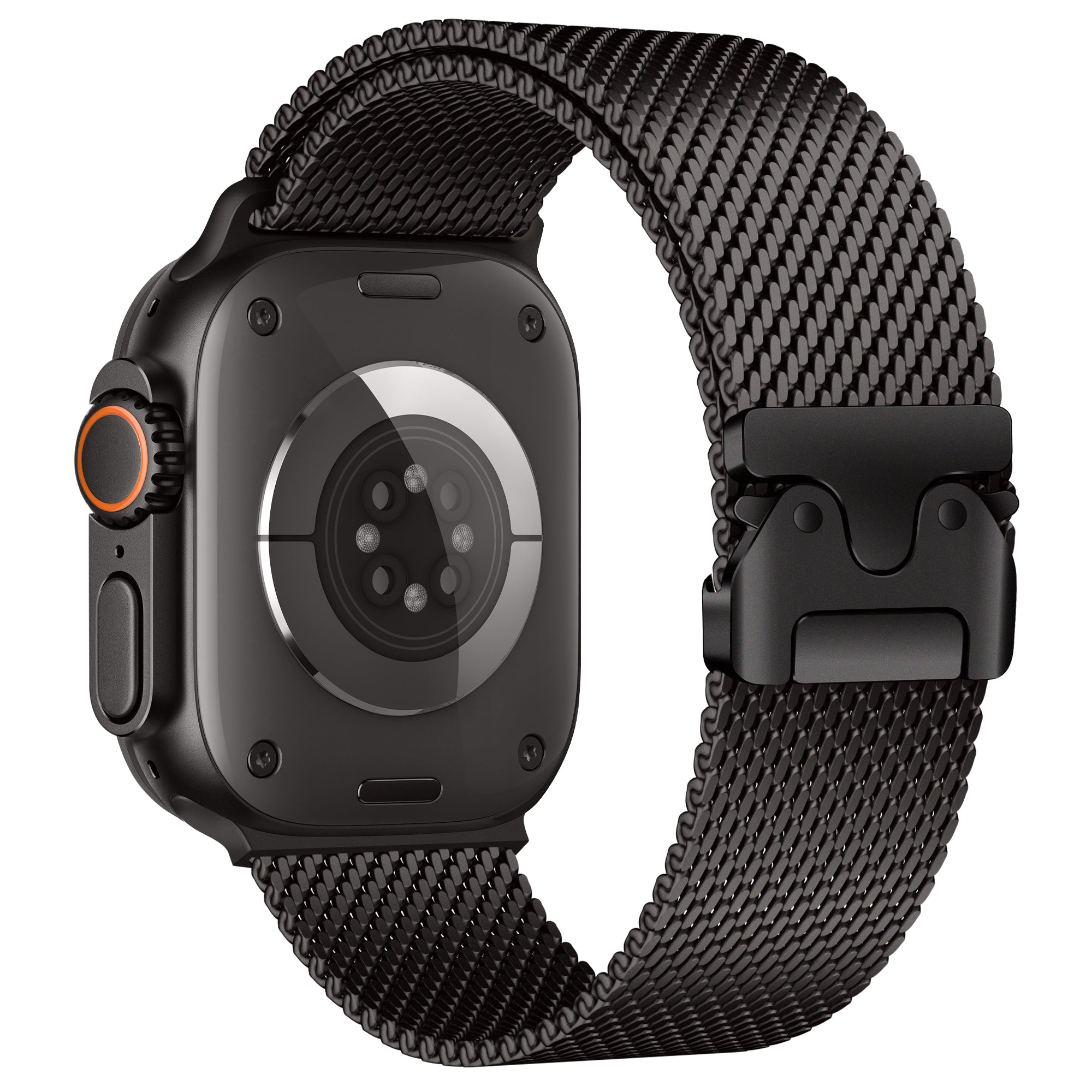 Correa milanesa moderna Apple Watch Ultra (negro)