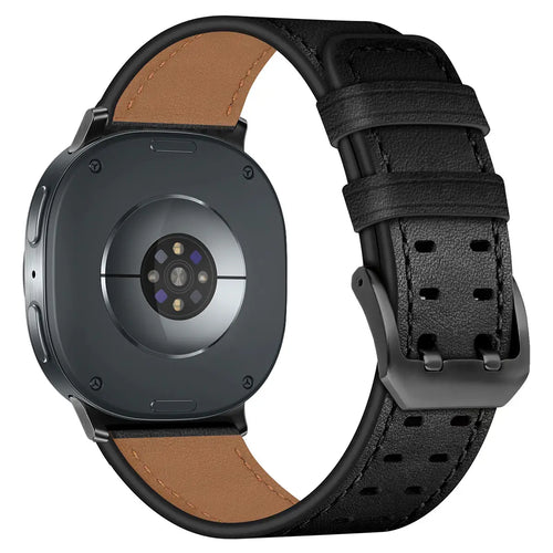 Samsung Galaxy Watch 8 - 40mm Double Pin Leather Strap (Black)