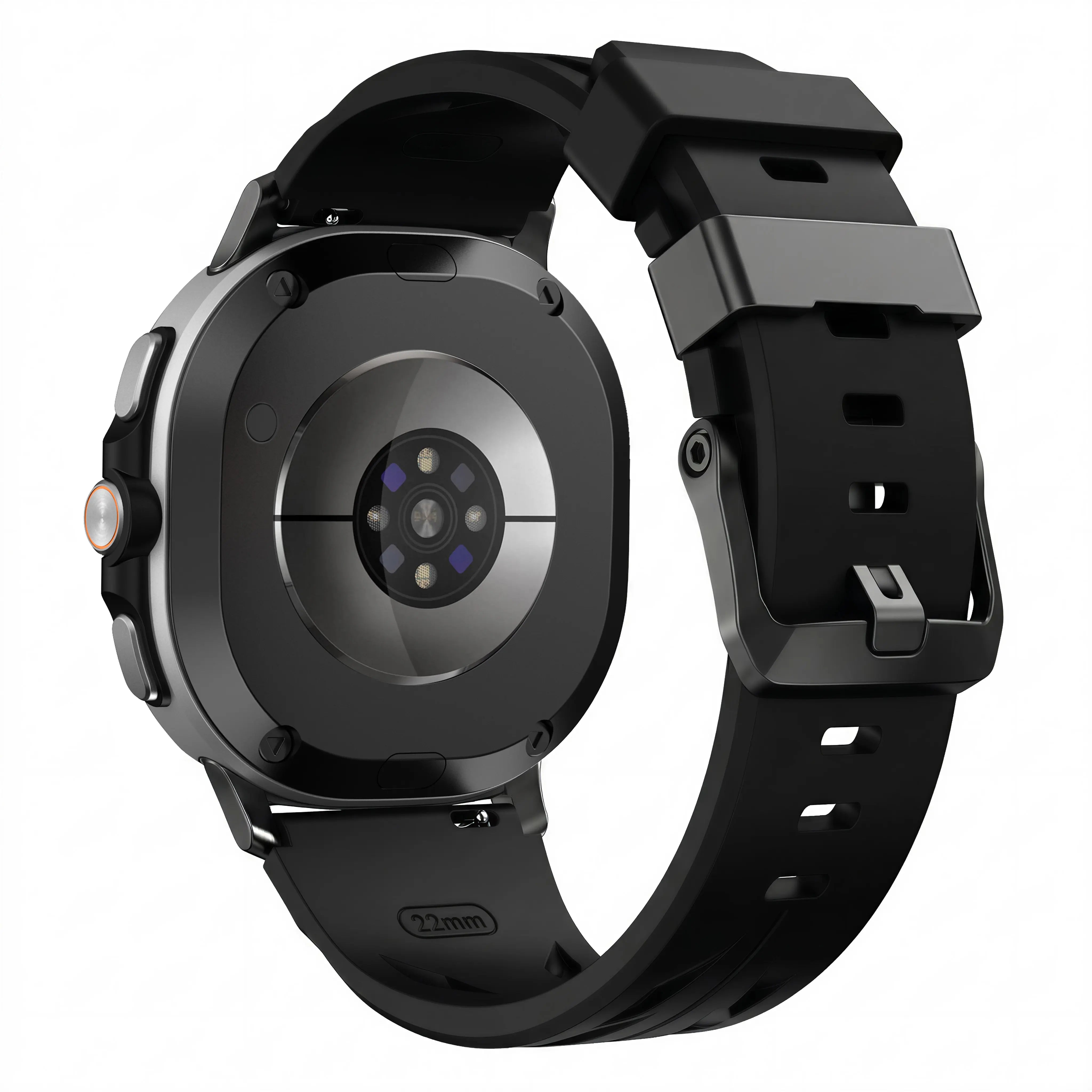 Samsung Galaxy Watch 9 - 40mm Race Silicone Strap (Black)
