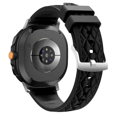 Correa cuero híbrida diamond Samsung Galaxy Watch 9 - 44mm (negro)