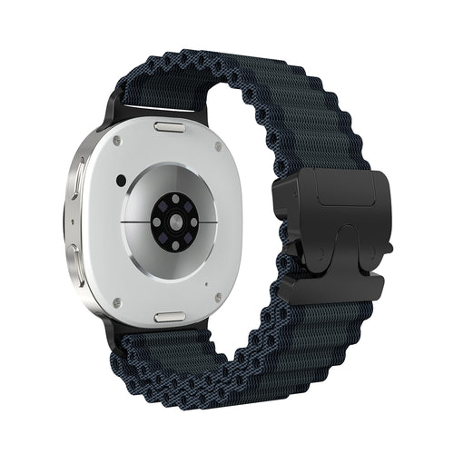 Correa nylon Outdoor con hebilla-P Samsung Galaxy Watch 9 - 40mm (negro con negro)