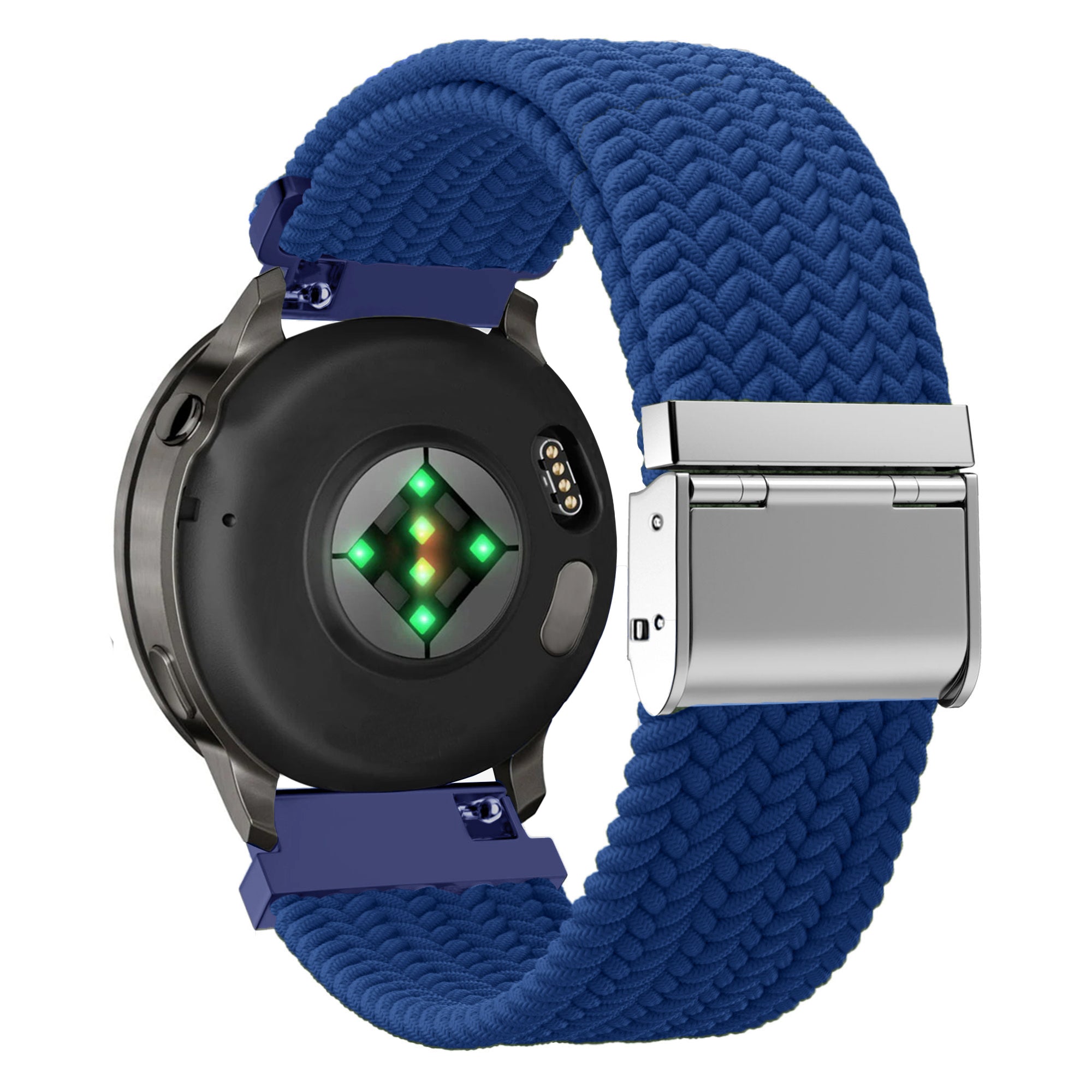 Bandz Garmin Forerunner 165 Woven Nylon Strap (Blue)