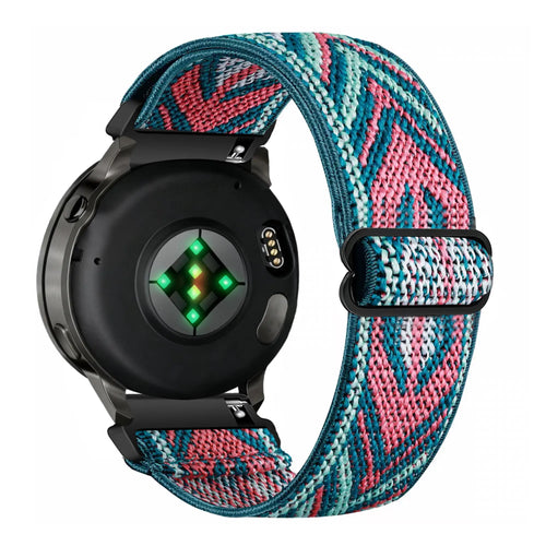 Bandz Correa nylon elástica Amazfit Cheetah 2 Pro (mezcla azul)