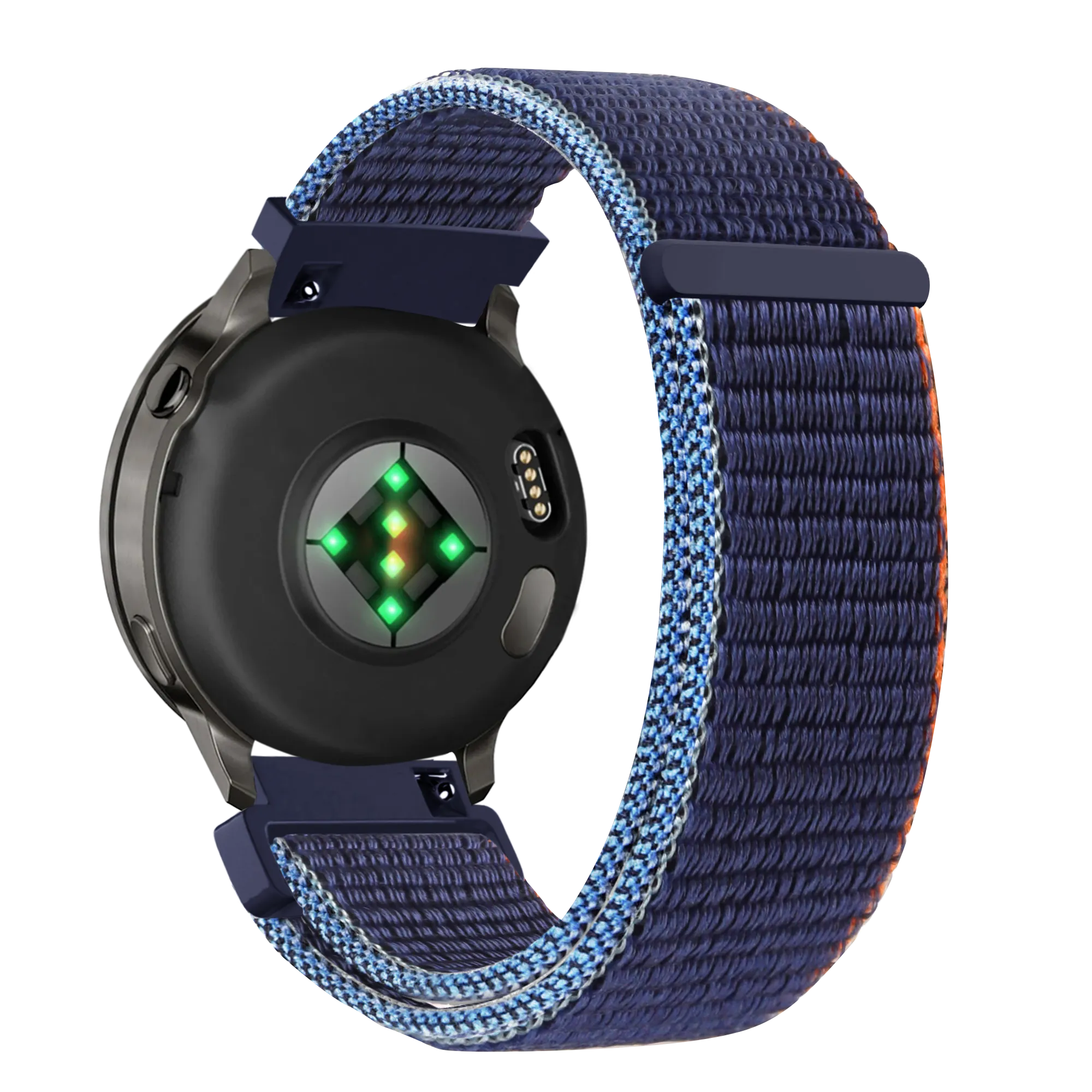 Bandz Garmin Vivoactive 4 Nylon Loop Strap (Dark Blue Mix)