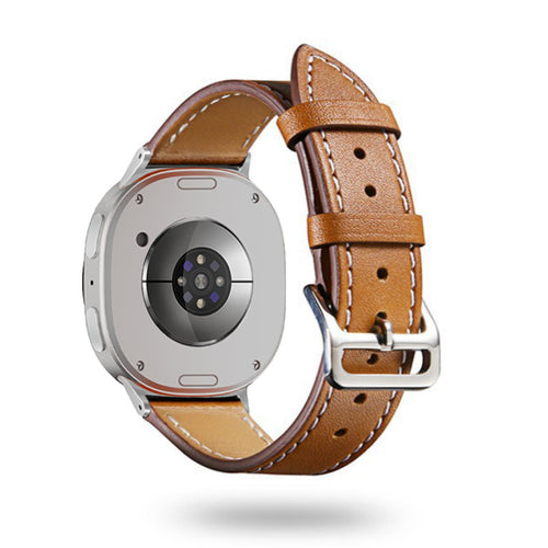 Correa cuero clasico Samsung Galaxy Watch 8 Classic (marrón)