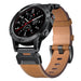 Correa cuero genuina Garmin Forerunner 965 (cafe)