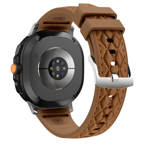 Correa cuero híbrida diamond Samsung Galaxy Watch 9 - 40mm (marrón)