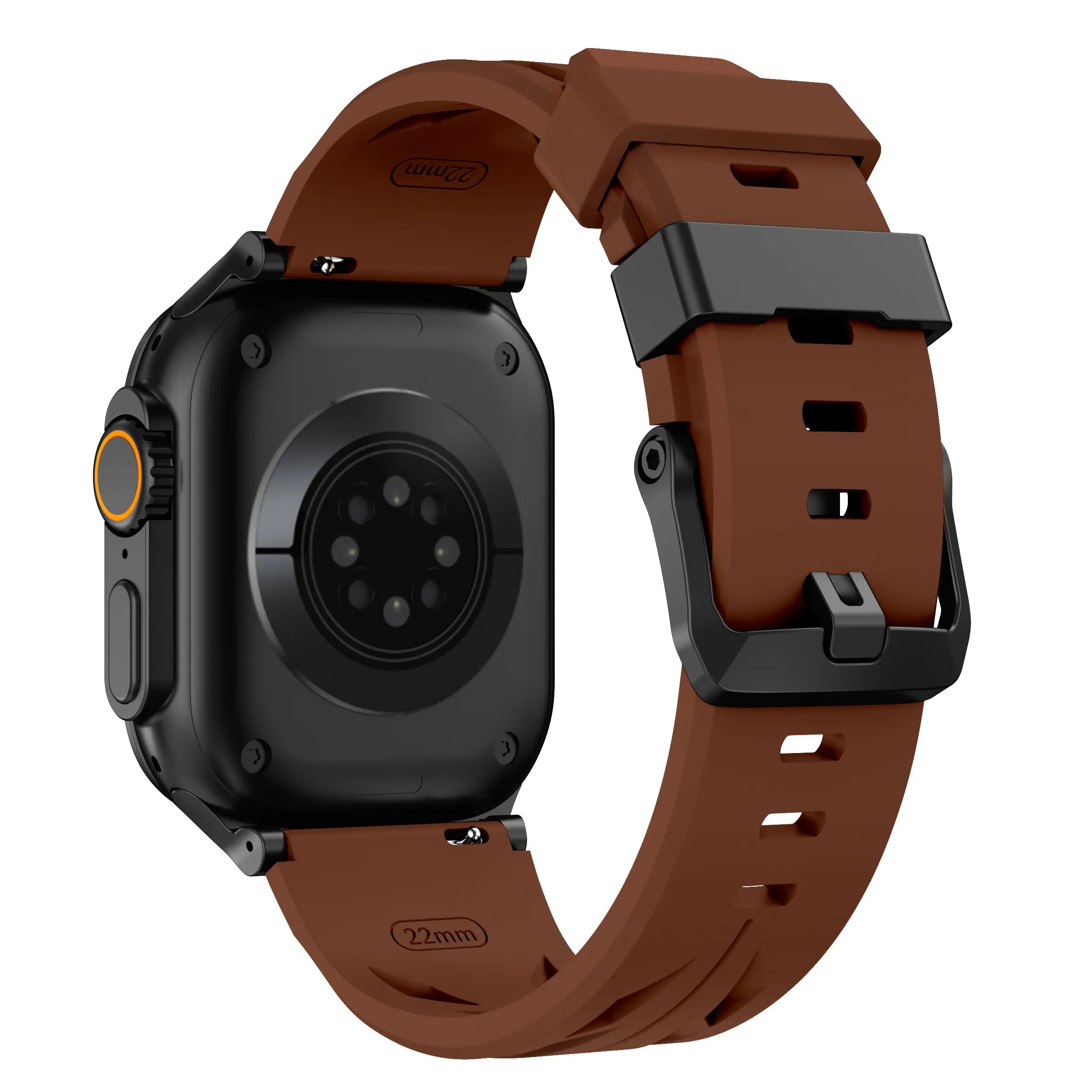 Apple Watch Race Silicone Strap (Brown)