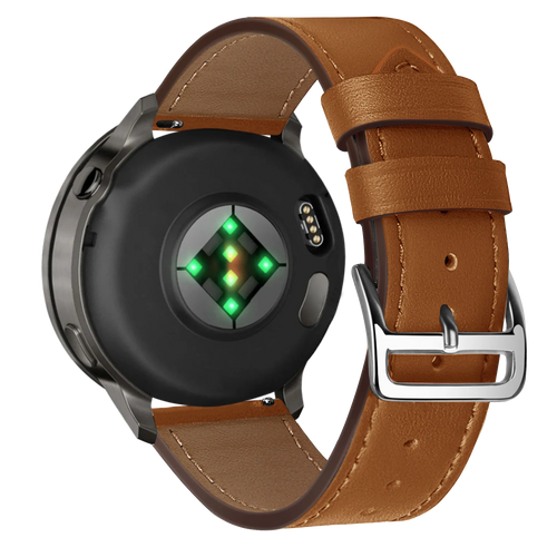 Bandz Correa cuero 'Deluxe' Garmin Vivomove 3 (marrón)