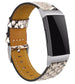 Correa cuero Fitbit Charge 4 (estampado serpiente)