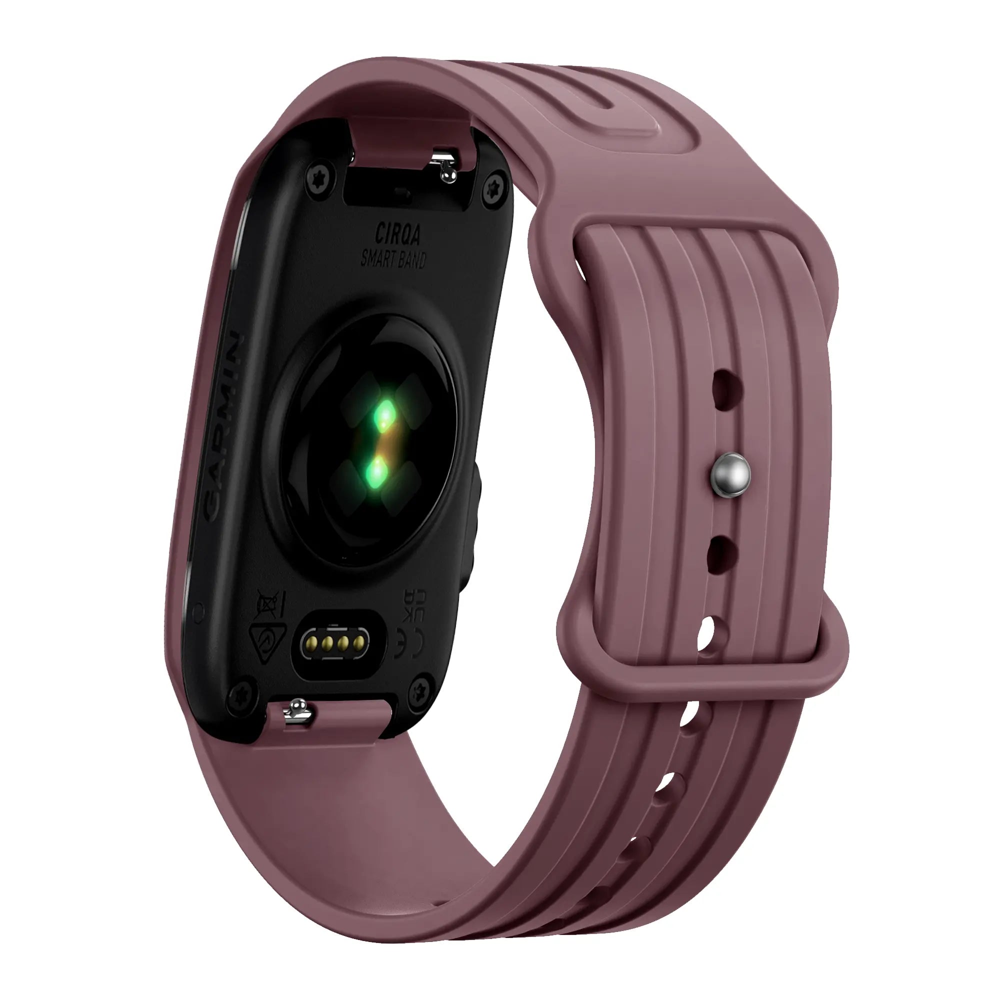 Bandz Corea silicona 'Clásico' Garmin Cirqa (plum claro)