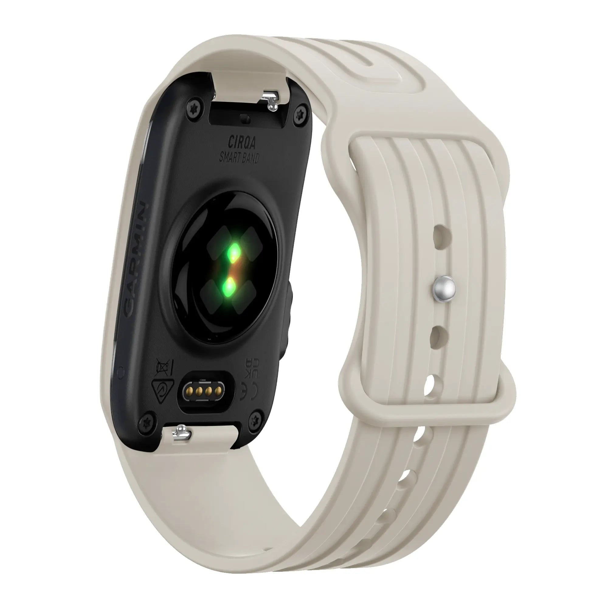Bandz Corea silicona 'Clásico' Garmin Cirqa (blanco estrella)