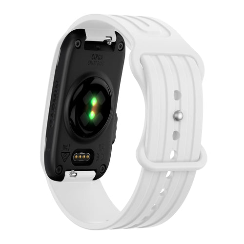 Bandz Corea silicona 'Clásico' Garmin Cirqa (blanco)