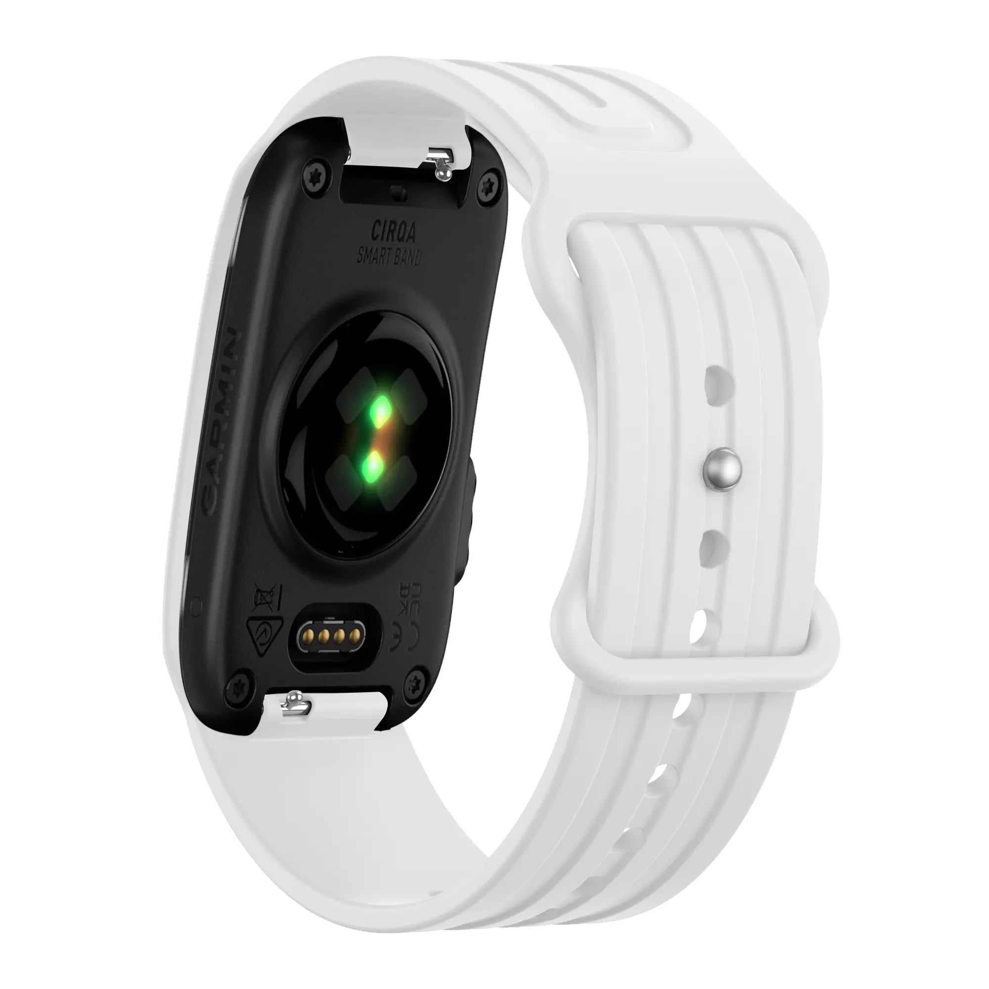 Bandz Corea silicona 'Clásico' Garmin Cirqa (blanco)