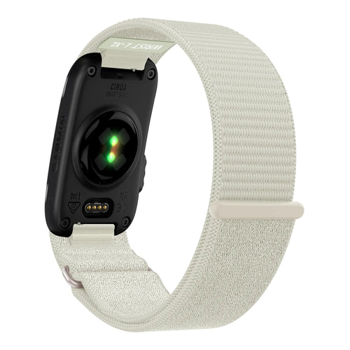 Bandz Corea nylon 'Clásico' Garmin Cirqa (blanco estrella)