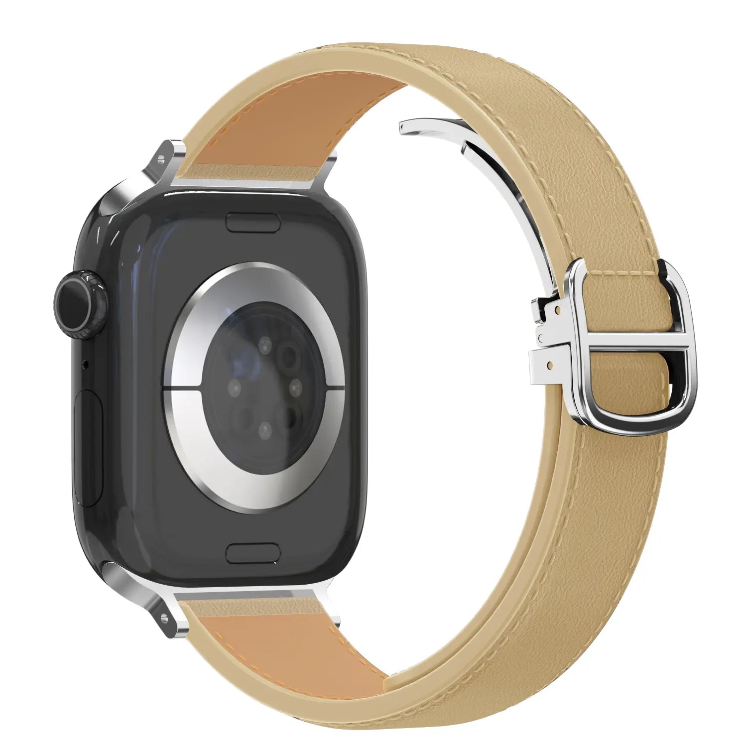 Bandz Correa cuero 'D-Type' Apple Watch (creme)