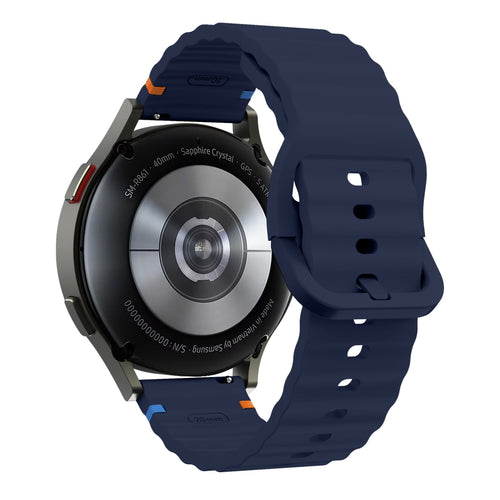 Huawei Watch GT 6 - 46mm Wave Silicone Strap (Dark Blue)