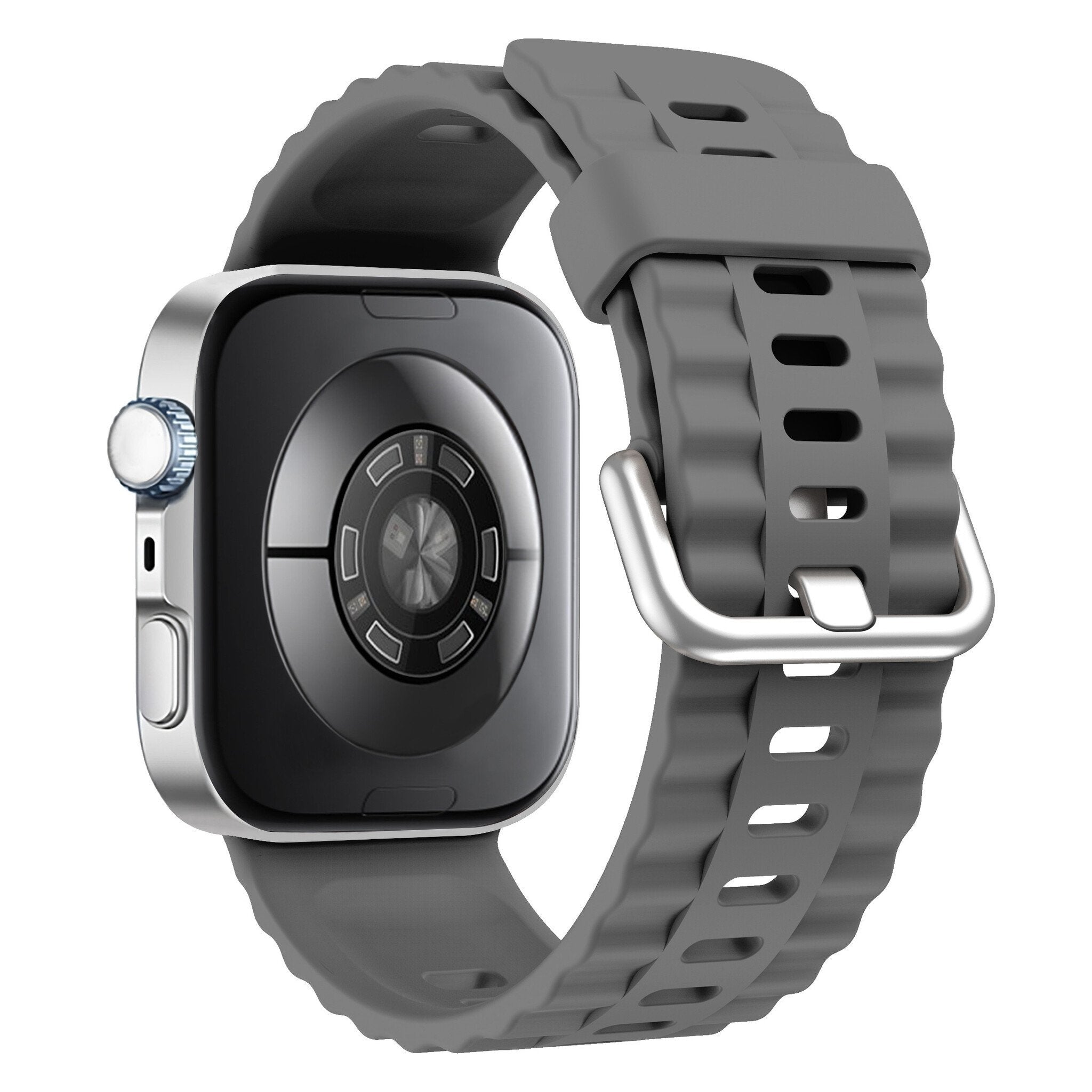 Correa silicona Classic Huawei Watch Fit 4 Pro (gris oscuro)