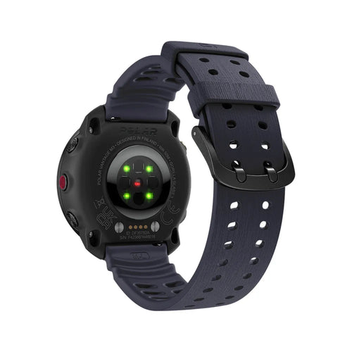 Polar Grit X2 Pro Silicone Grain Strap (Dark Blue)