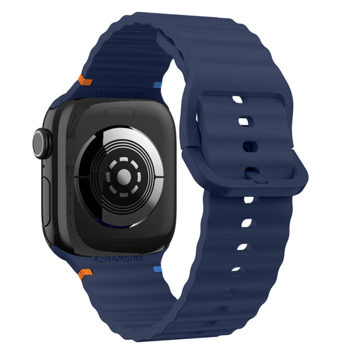 Correa ondulada Apple Watch Ultra (azul oscuro)