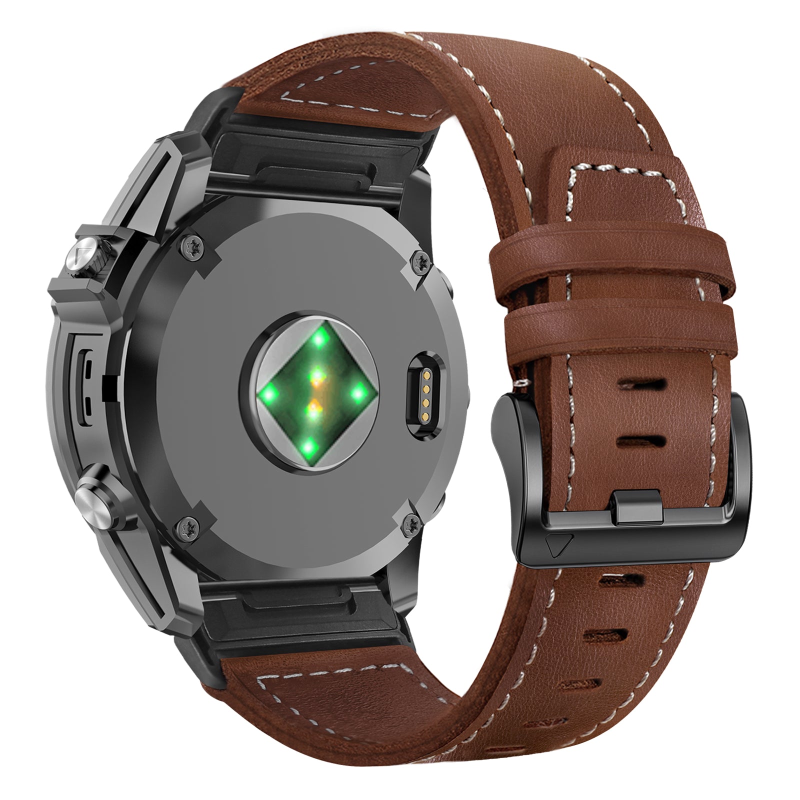 Correa cuero 'Premium' Garmin Forerunner 945 (marrón oscuro)