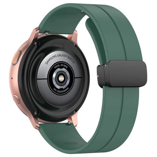 Coros Apex 2 D-Buckle Silicone Strap (Dark Green)