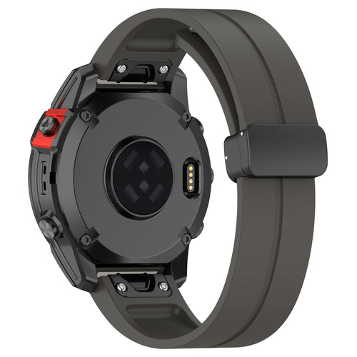 Garmin D2 Mach 1 D-Buckle Silicone Strap (Dark Grey)