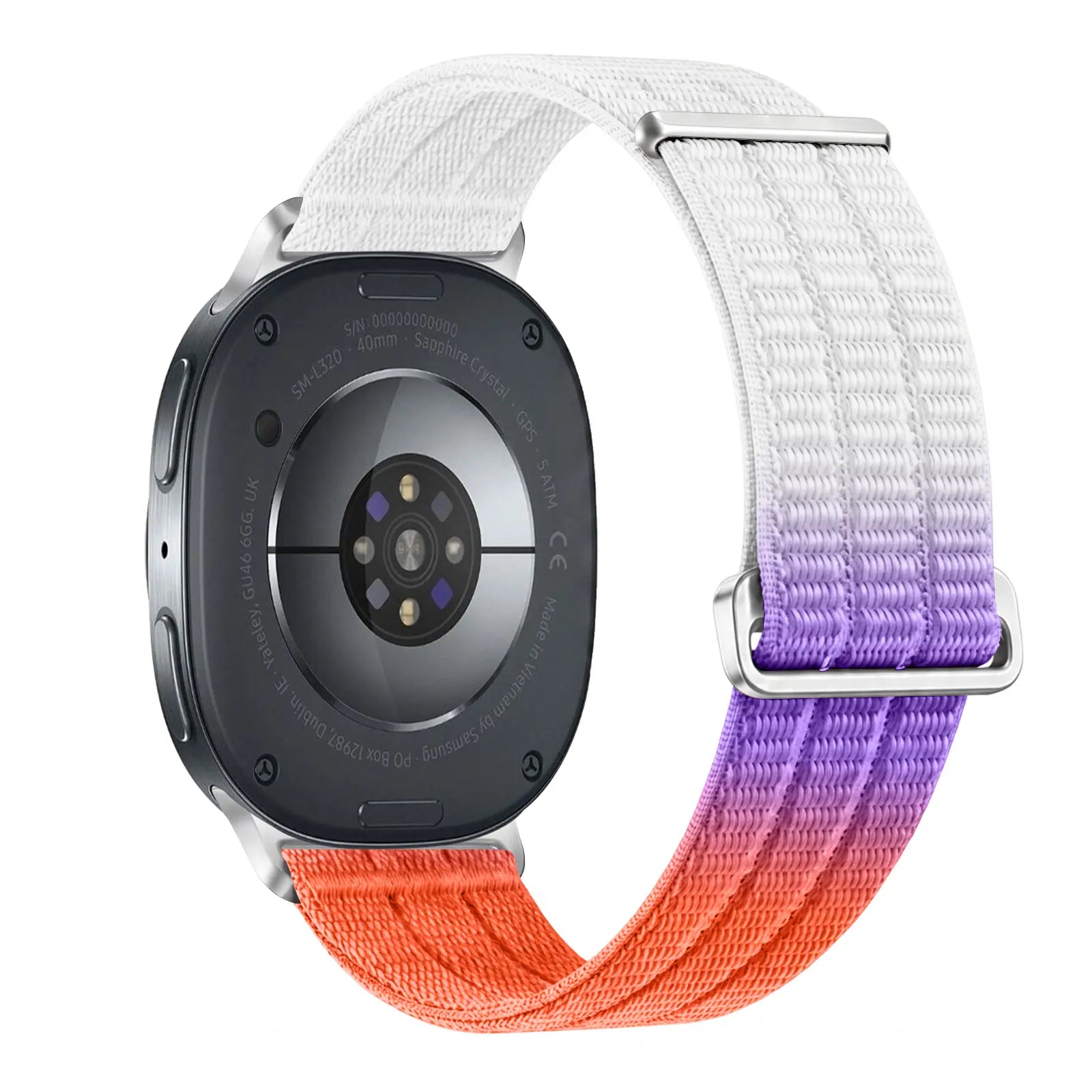 Correa nylon air Samsung Galaxy Watch 8 Classic (naranja degradado)