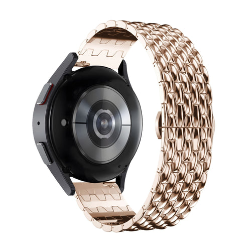 Bandz Correa acero 'Dragon' Garmin Approach S12 (rosa dorado)