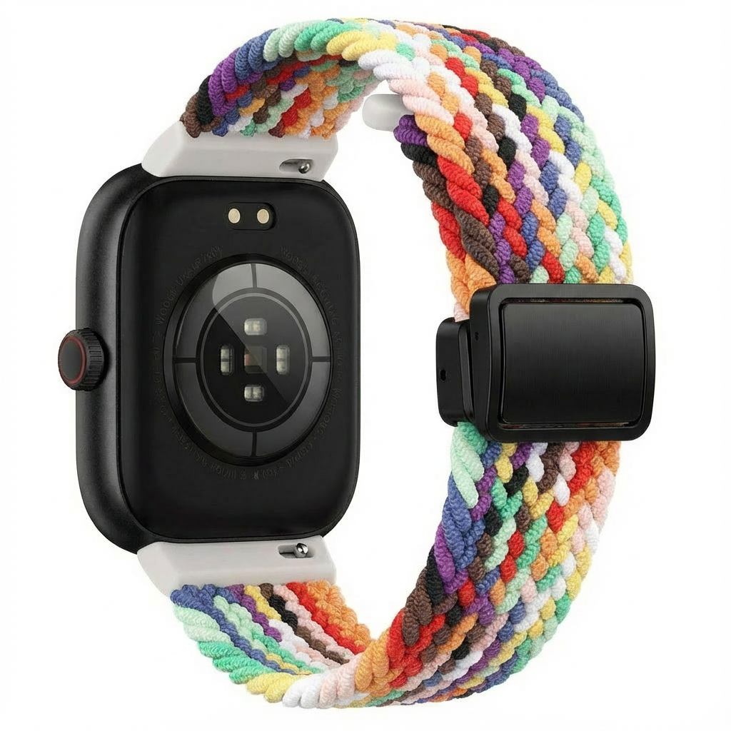 Xiaomi Smart Band 8 Pro Braided Strap With D-Buckle (Rainbow)